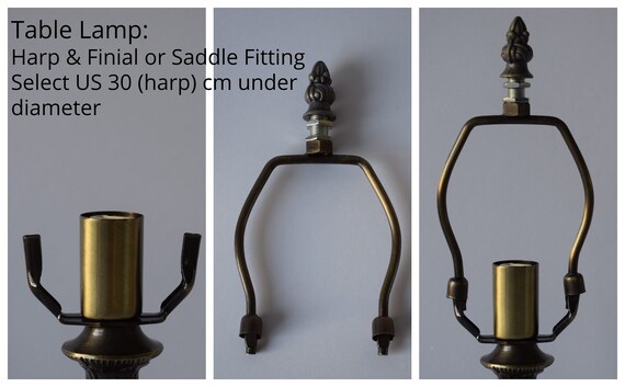 Knight And Dragon Lamp Shade, Table Lamp Harp