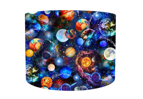 Planet Lampshade Ceiling Pendant Solar System Decor for Bedroom