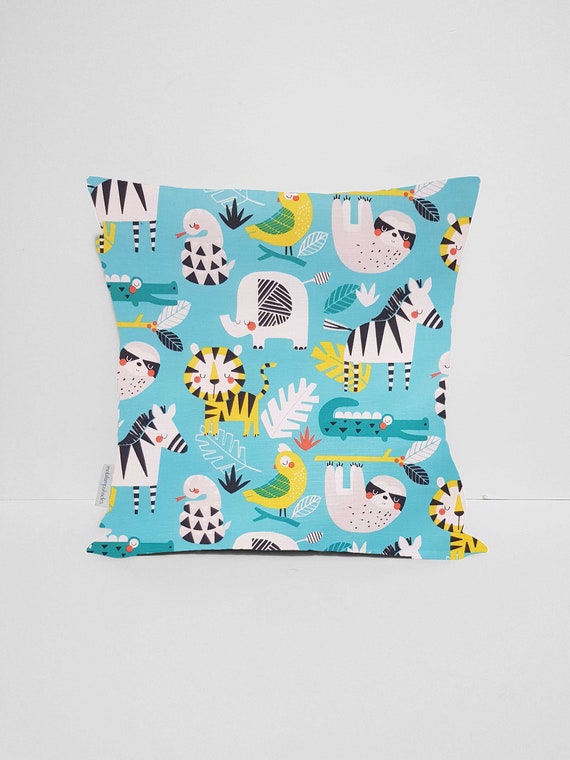 jungle cushions nursery