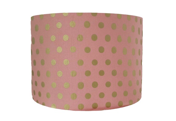 Pink and gold lamp cheap shade