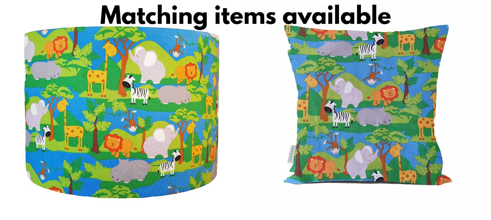 Jungle Themed Nursery Cushion Cover Animal Cushion For Kid Etsy