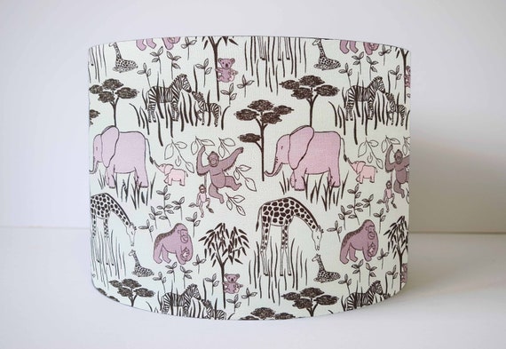 jungle lamp shade for nursery