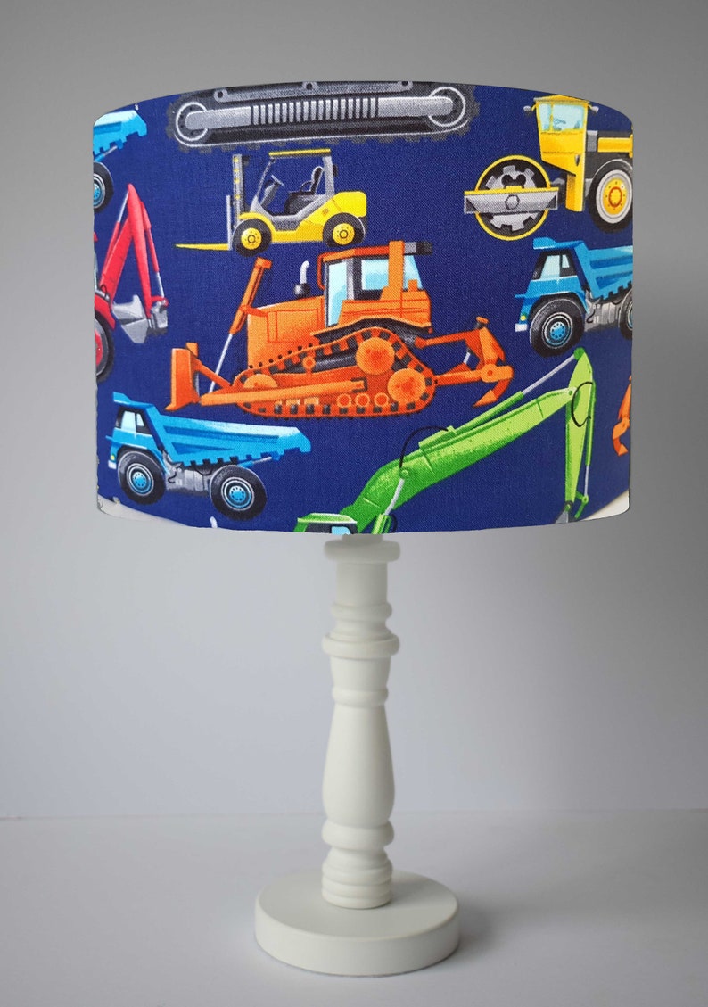 Construction Truck Lamp Construction Nursery Light Shade Etsy