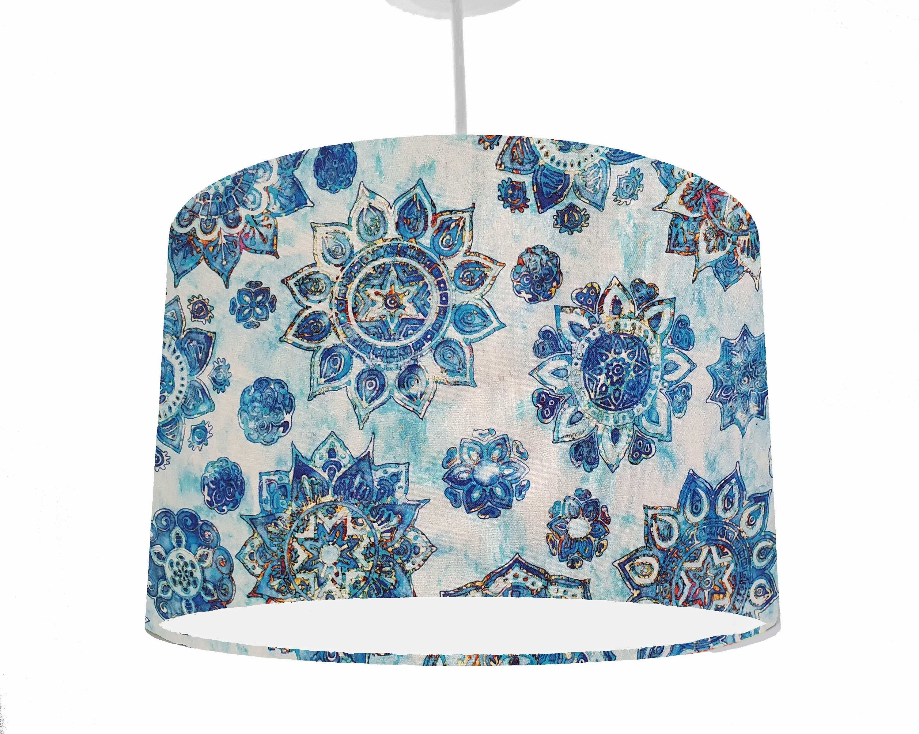 Light blue ceiling light shade discount
