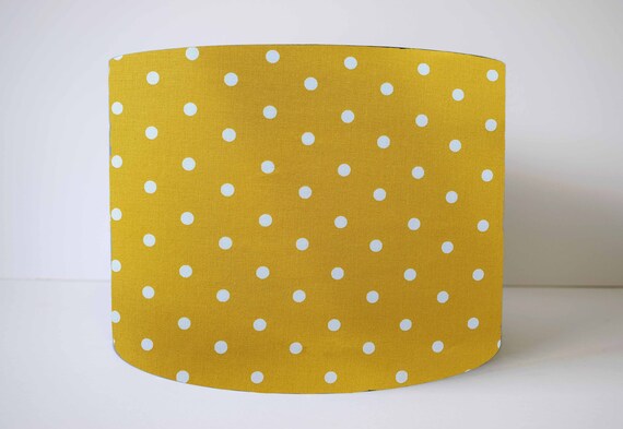 Yellow Polka Dot Lampshade Ceiling Kids Bedroom Decor Yellow Polka Dot Lampshade Ceiling Kids, Yellow Polka Dot Lamp Shade