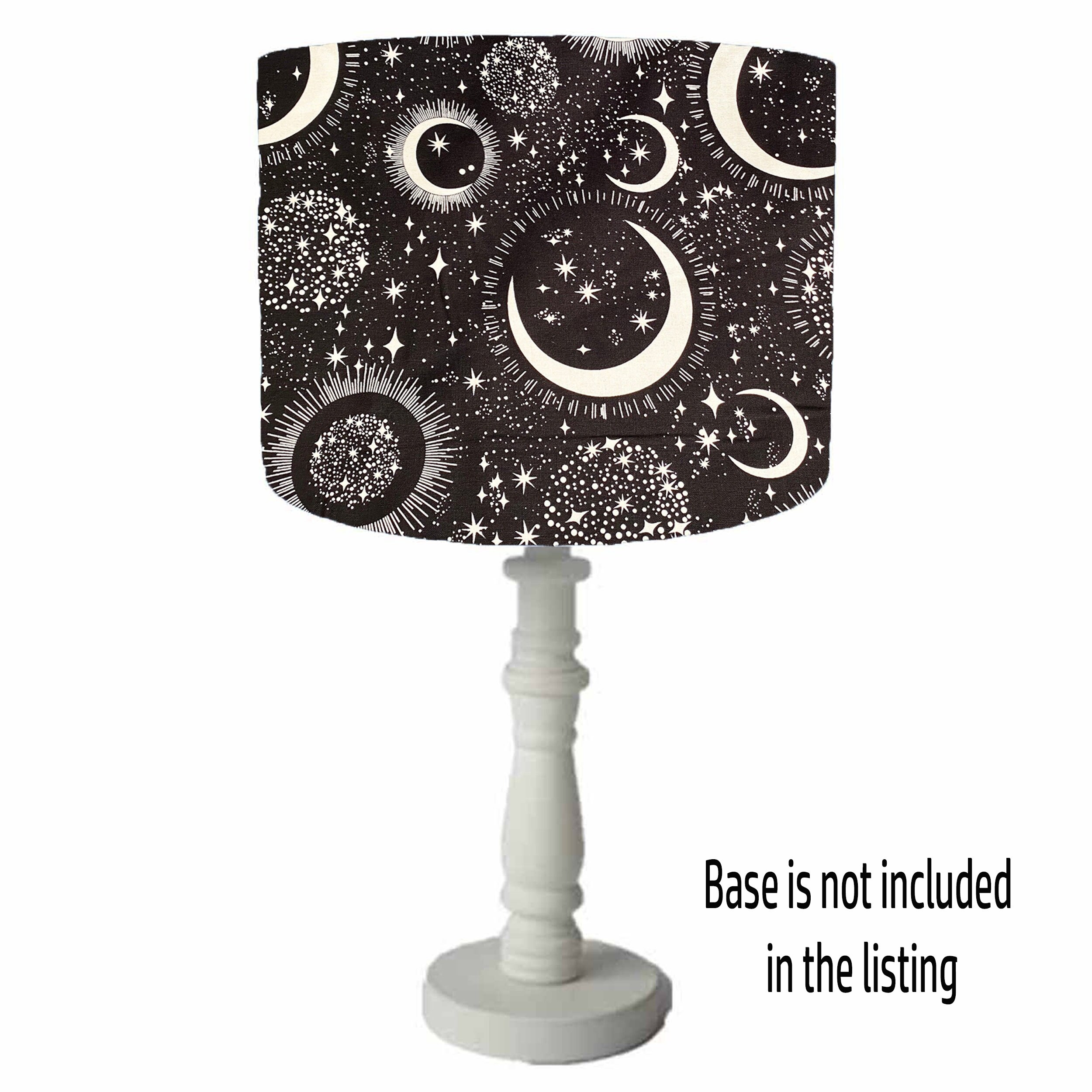 Moon and stars lampshade deals