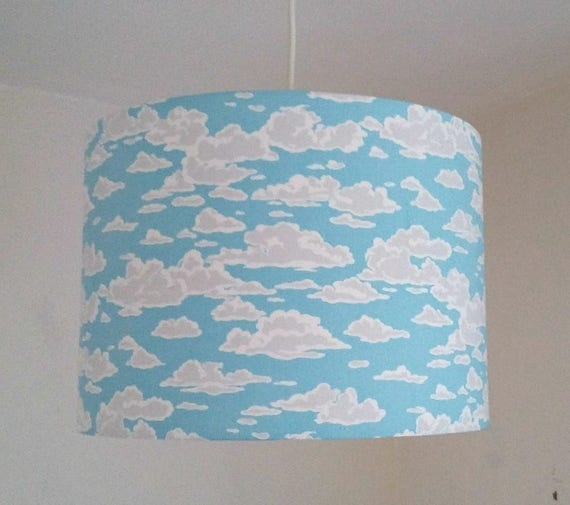 cloud lampshade nursery