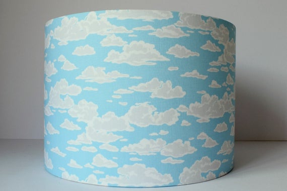 cloud lampshade nursery