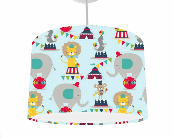 Circus Animals Lampshade Nursery Animal Light Shade Kids Room