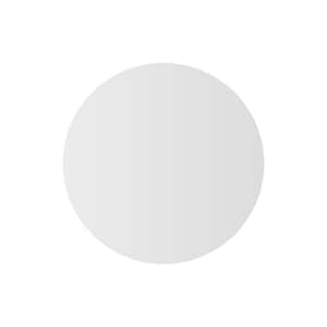 May include: A white circle.