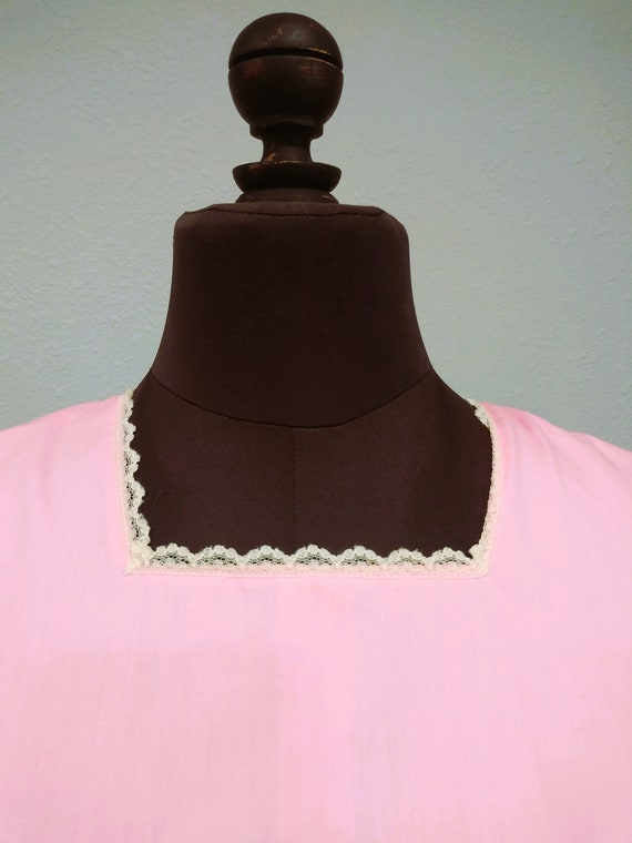 1960's Bubblegum Pink Square Dance Dress Sz 6/8 - image 3