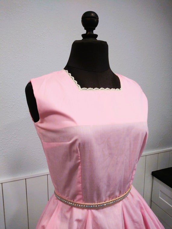 1960's Bubblegum Pink Square Dance Dress Sz 6/8