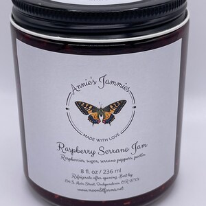 Raspberry Serrano Jam