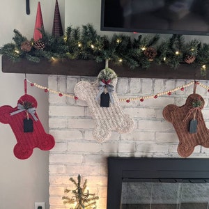 Doggy Bone Christmas Stockings