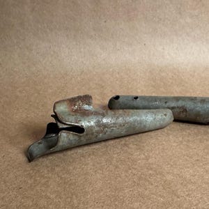 Vintage Metall Ahornsirup Safthähne / Spiles - ungefähr 3 1/8 "lang verzinktes Metall - 6er-Set - Basteln - Display - Versorgung - Werkzeug