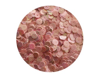 Baby Pink Color Six-Petals Flower \u201cRoselline\u201d 5mm Fantasy sequins #3344 Loose Flat SequinsPaillettes Andrea Bilics Premium Sequins