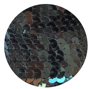 Sequin Trim 6mm Deep Forest Green Metallic Flat Stitched Sequin String Trim