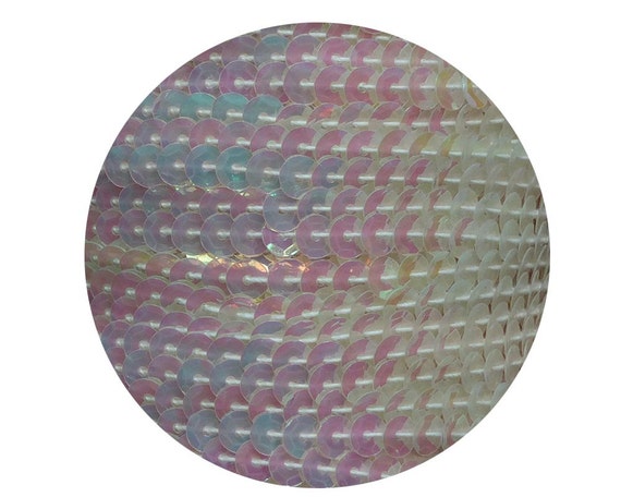 5mm Cup SEQUIN FACET PAILLETTES ~ CRYSTAL RAINBOW IRIS ~ Made in USA