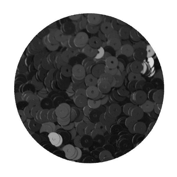 Paillettes 5mm Flat Black