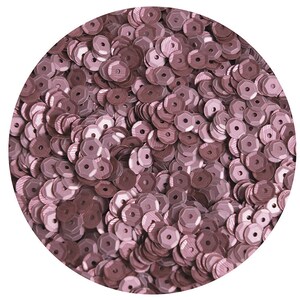 5mm Cup Pailletten Roze Matte Silk Frost Loose Facet Paillettes