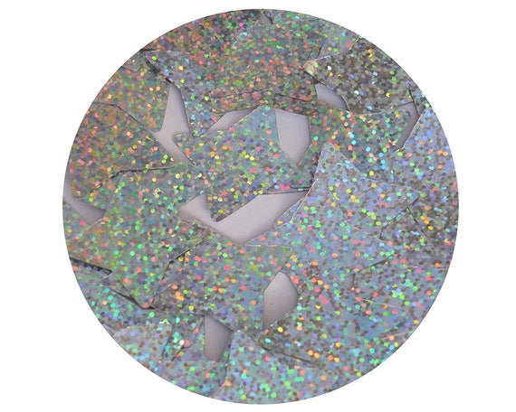 Sequin Star 5 Point 1.5 Gold Hologram Glitter Sparkle Metallic Made in USA