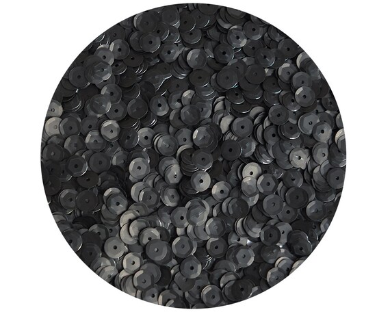 4mm Round Flat Sequins Purple Matte Silk Frost Made in USA