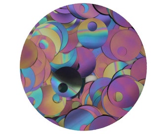 Paillettes Rotonde 10-25mm Per Decorazioni Fai Da Te - Colori Mix, Ideali Per Abiti, Borse E Accessori - Foto 7