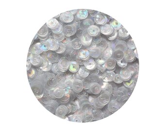 5mm Cup Sequins Crystal Hologram