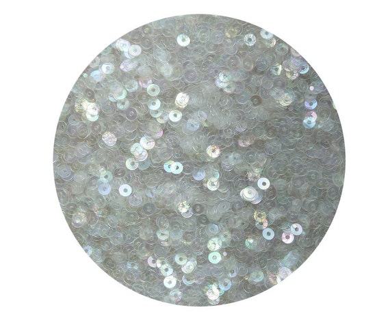 Sequin Paillettes Large Hole ~ Black Shiny Metallic ~ Loose Sequins for  Embroidery, Bridal, Knitting