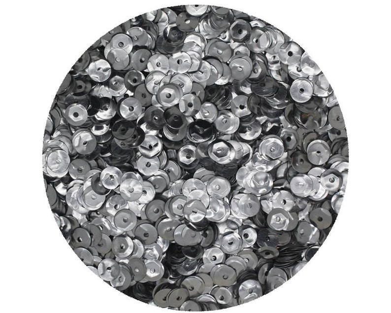 5mm Cup Sequins Aluminum Embossed Metal image 1