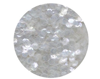 5mm Cup Sequins Crystal Iris Made in USA