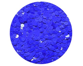 6mm Sequins Opaque Royal Blue