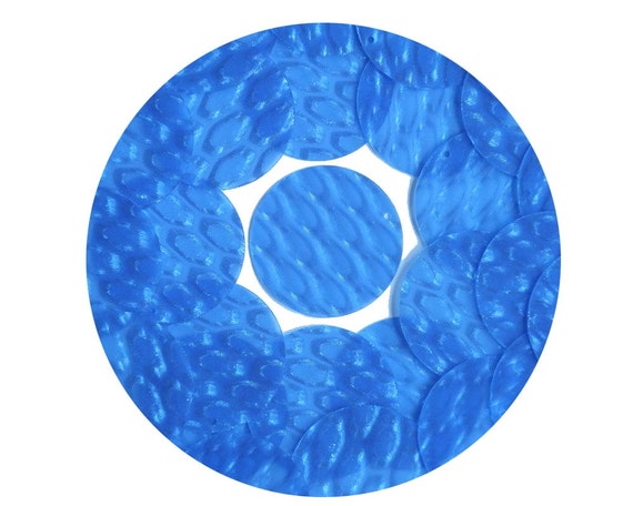 Sapphire USA Circle Pattern (2 Pack) Decorative Rustic French Country Look Plastic Planter for Indoor, Outdoor, Nursery, Garden, Office, Hom(並行輸入) Parti Color Australian Sapphire Starbrite™ Cut 1.18 carats | John