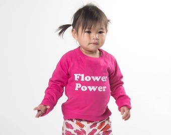 Flower Power Organic Sweatshirt