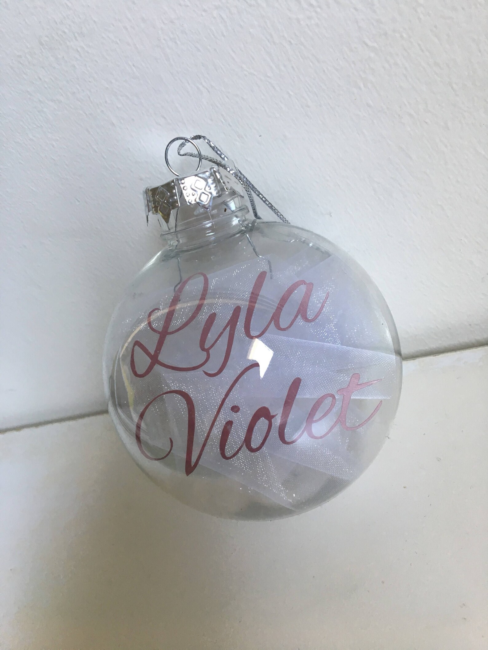 Personalised Christmas Baubles | Etsy