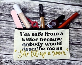 True Crime Make Up Accessory Bag, True Crime Gifts, Forensic Files Bag, Dateline Gift, Funny True Crime Gifts, Gift for Women, SSDGM