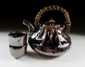 Satsuma-ware Sakurajima Sake Set