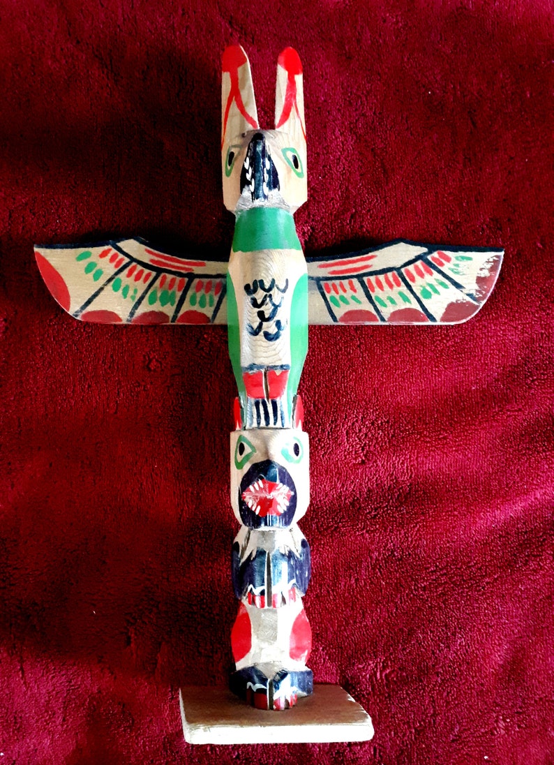 PENDENTIF TRIBAL EN FORME DE TOTEM TENDANCE VINTAGE-ARTISANAL