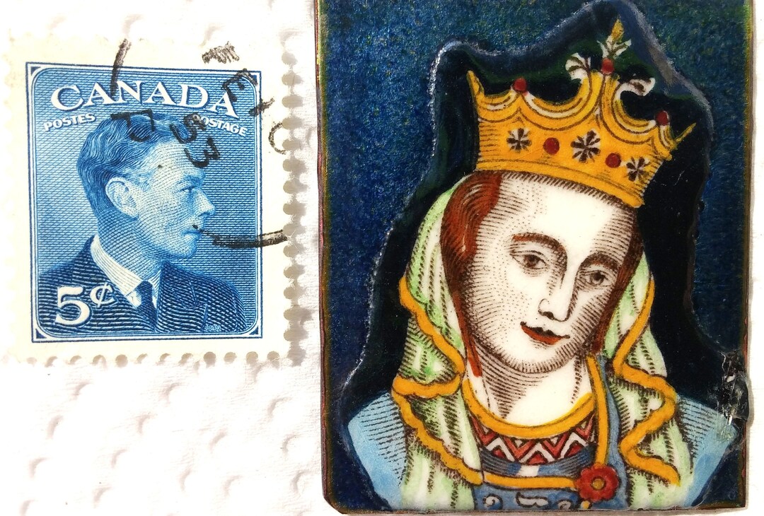 Enamel Miniature Painting on Embossed and Enameled Copper Etsy