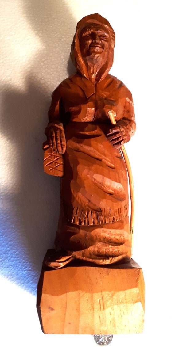 Sculpture Sur Bois De A Godro St Jean Port Joli Quebec La Etsy