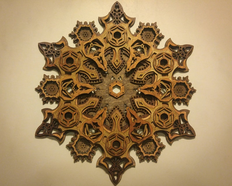 Download Mandala Multilayer Laser Cut Wood Sculpture Sacred ...