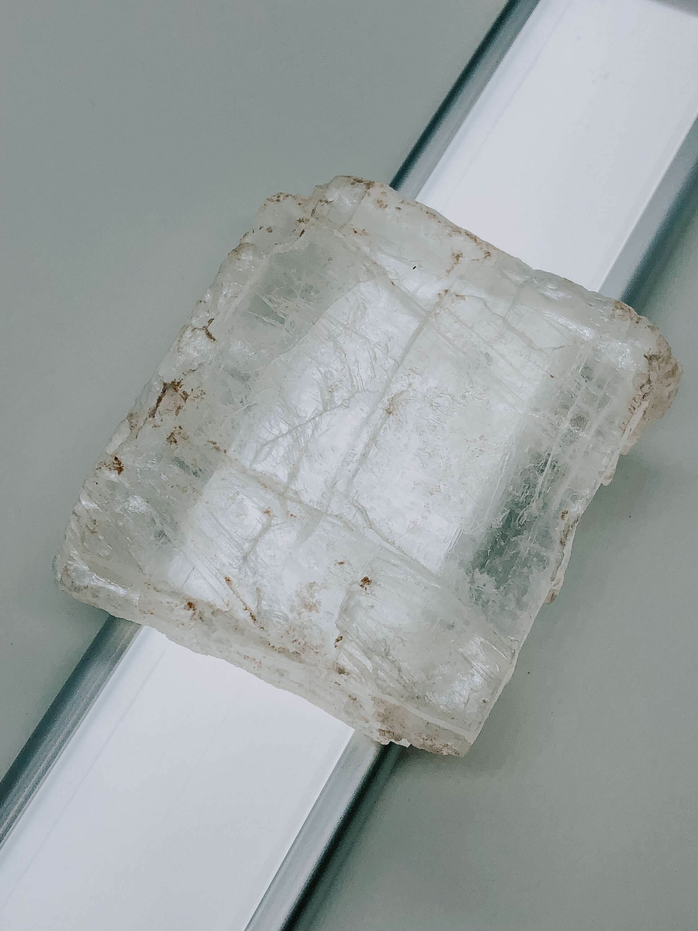 TRUE Selenite From Glitter Mountain, Arizona. Gypsum Var. Selenite. Cleansing, Charging