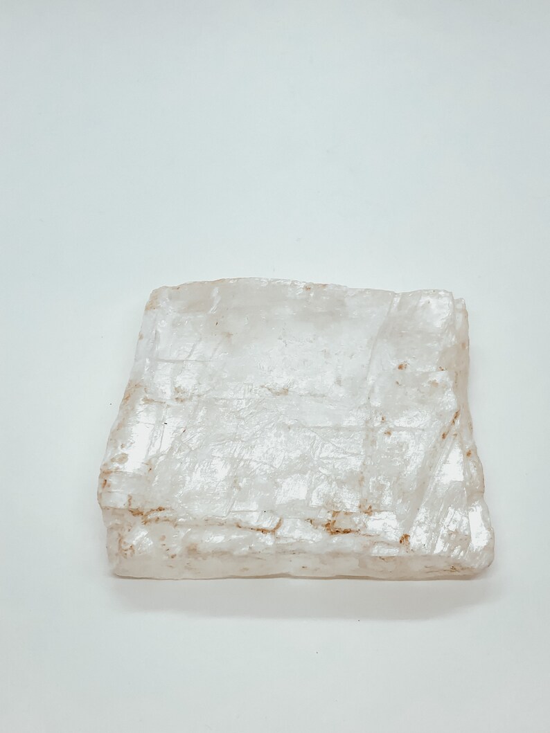 TRUE Selenite From Glitter Mountain, Arizona. Gypsum Var. Selenite. Cleansing, Charging