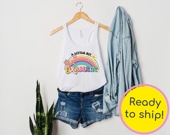 LISTO PARA ENVIAR - Camiseta sin mangas con un poco de dramatismo - Camisa linda - Niños de mujeres - Moda - Camisa de primavera de verano - Mamá y yo a juego