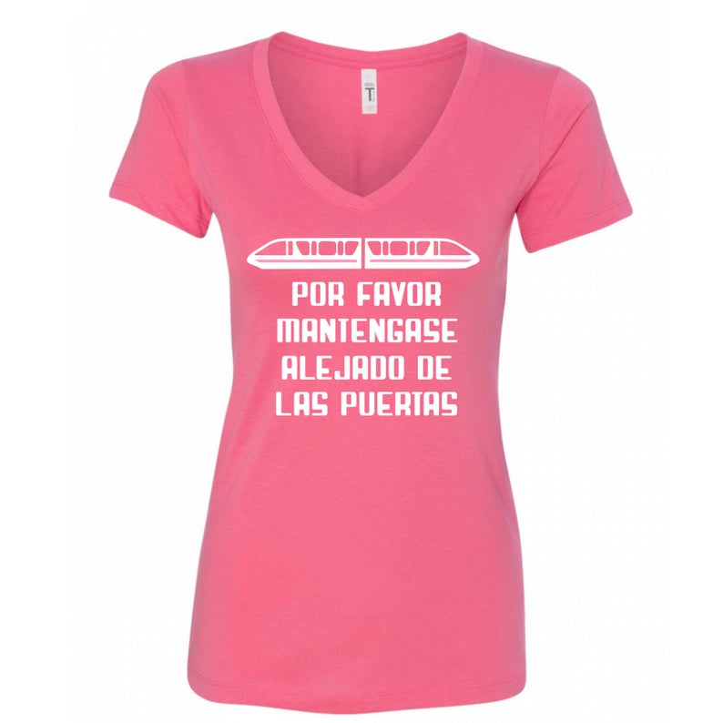 Disney Monorail Spanish Shirt Disney Shirts Disney World Disneyland Matching Disney Shirts Por Favor Mantengase Alejado De Las