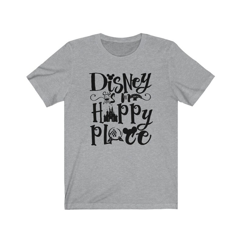 Disney is My Happy Place Shirt Disney Shirt Disney World Etsy