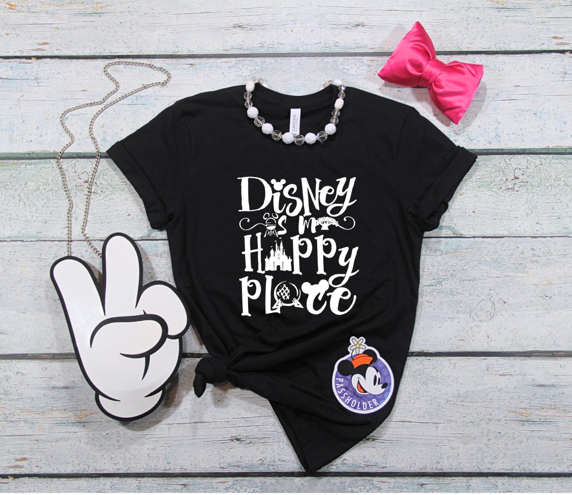 Disney is My Happy Place Shirt Disney Shirt Disney World Etsy