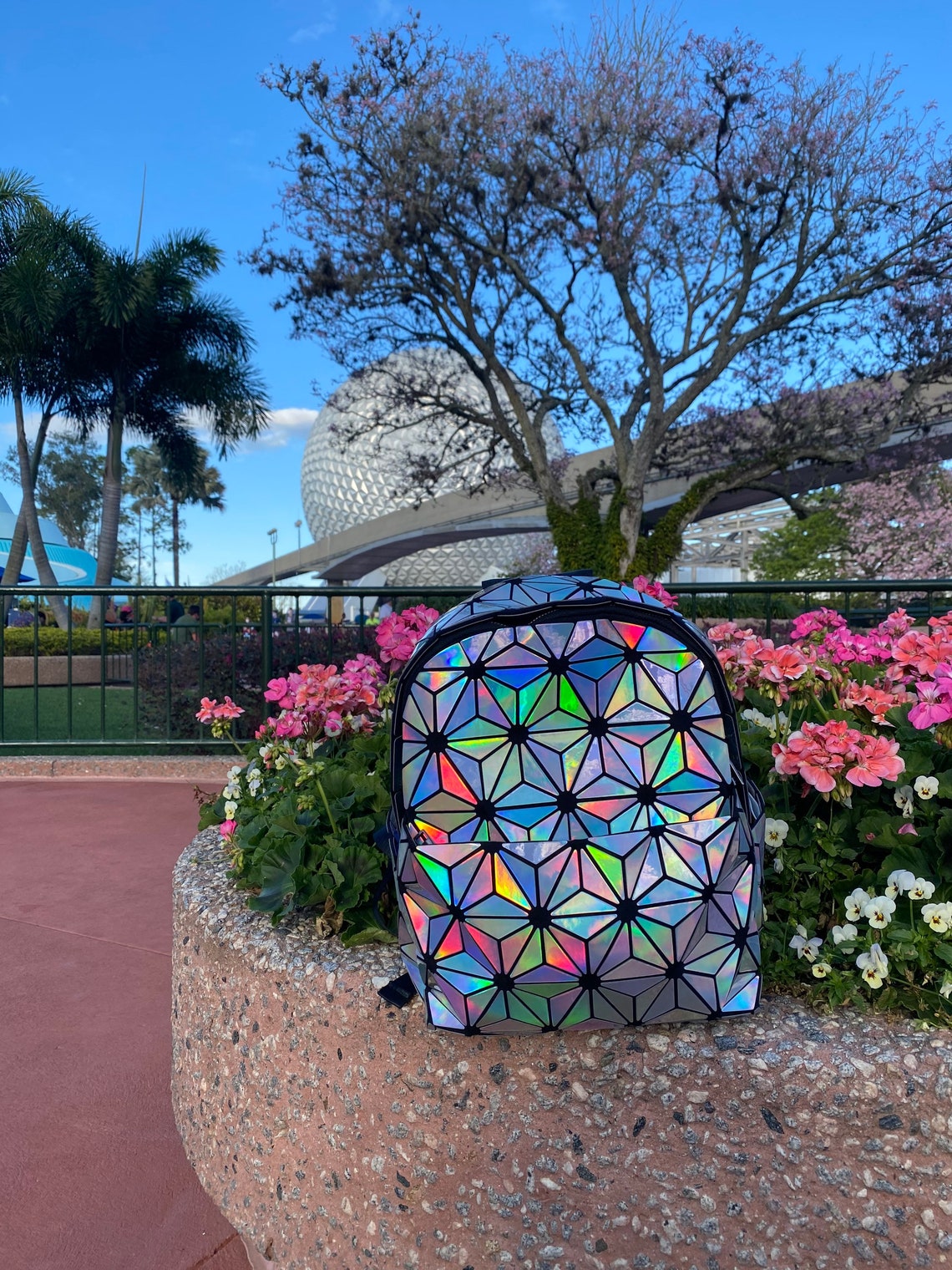 Spaceship Earth Backpack New Design Epcot Bag Disney Etsy