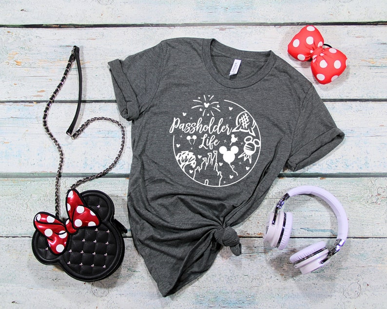 Passholder Life Shirt Disney Shirts Disney Passholder Etsy