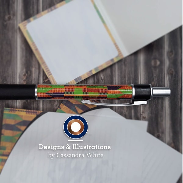 Kente Print Premium Ballpoint Pen